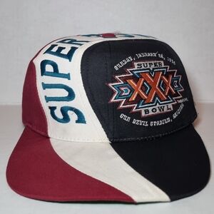 NWT Vintage 90s Super Bowl Hat Cap Snapback NFL 🔥